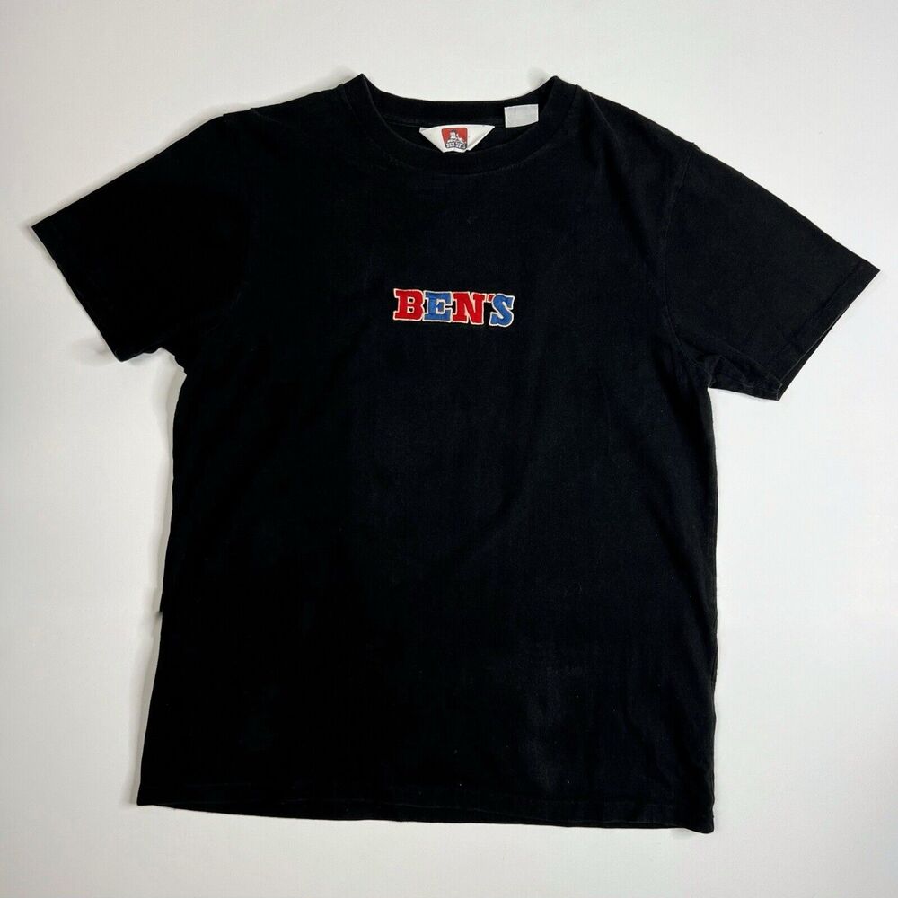 VINTAGE Japan BEN DAVIS SHIRT BEN'S Short Sleeve Shirt Size L (Japanese Fit)